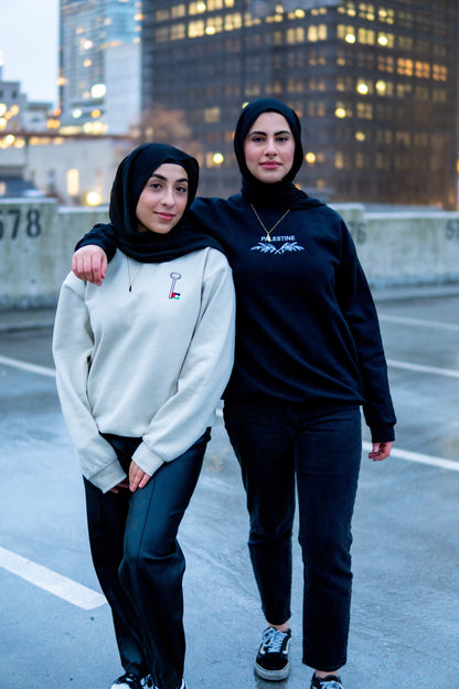 Palestine Freedom Embroidered Sweatshirt