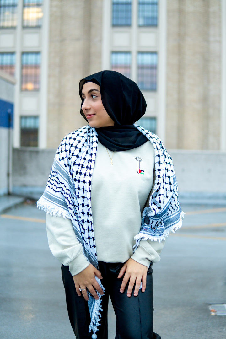 Palestine Freedom Embroidered Sweatshirt